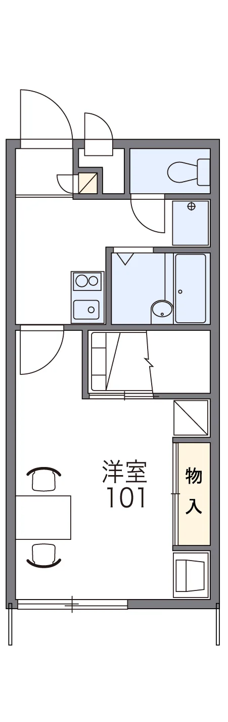 代表的な間取のため実際の間取とは異なる場合があります