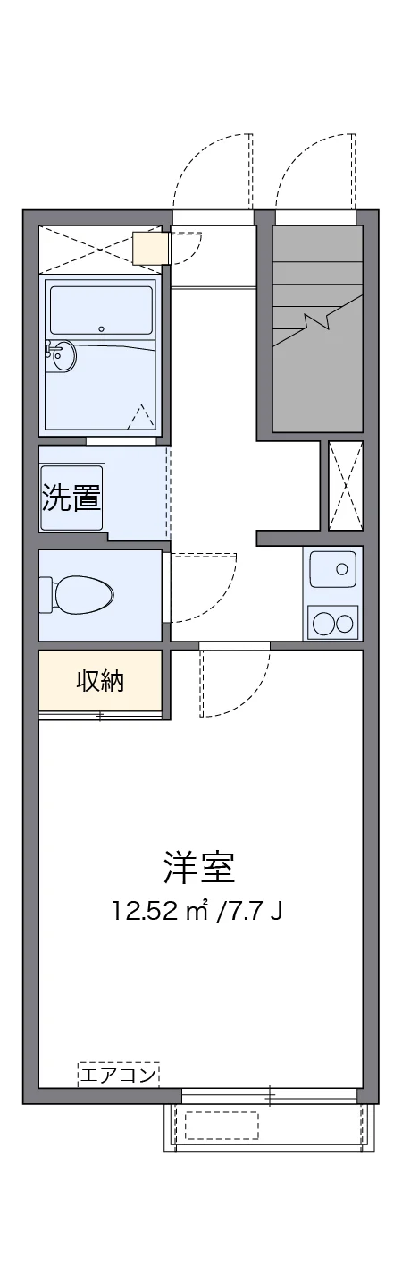 代表的な間取のため実際の間取とは異なる場合があります