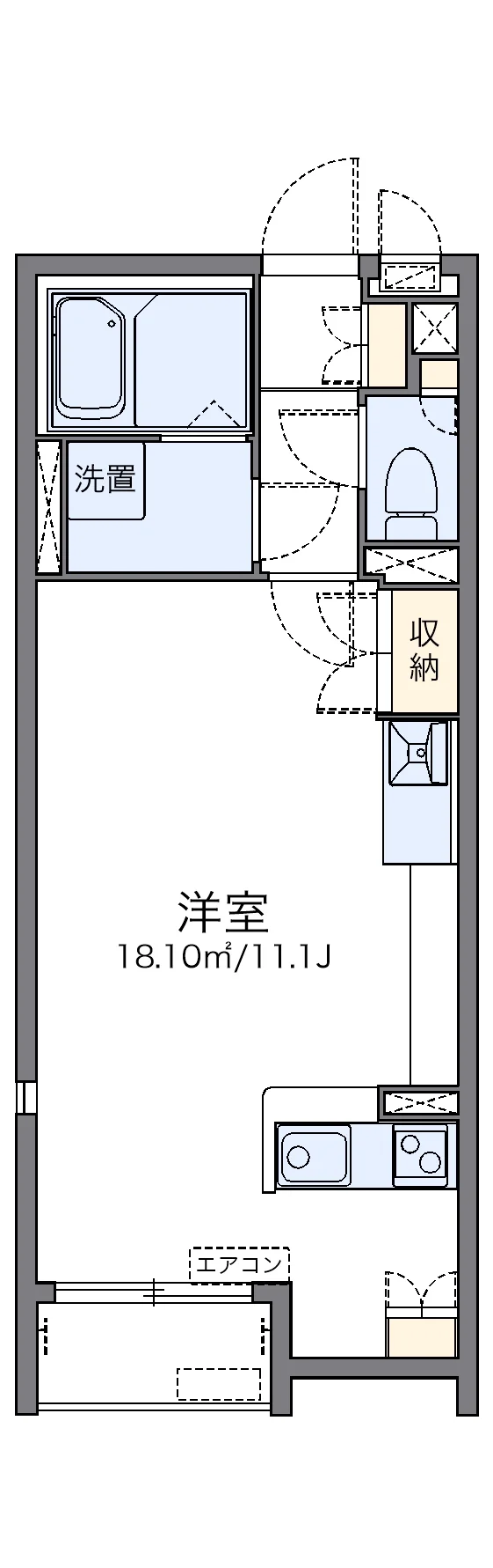 代表的な間取のため実際の間取とは異なる場合があります