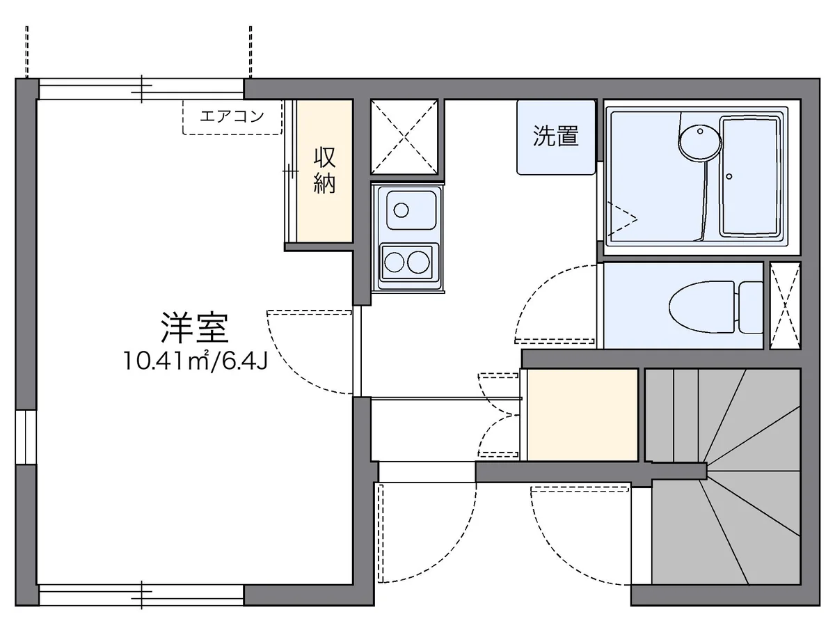 代表的な間取のため実際の間取とは異なる場合があります
