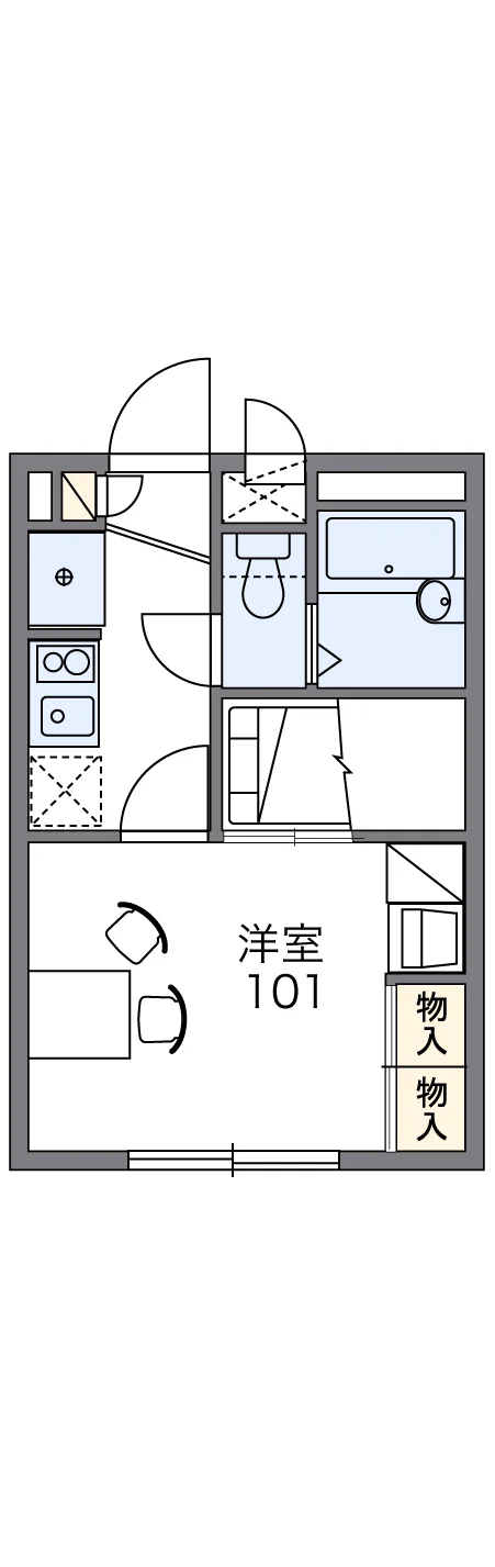 代表的な間取のため実際の間取とは異なる場合があります