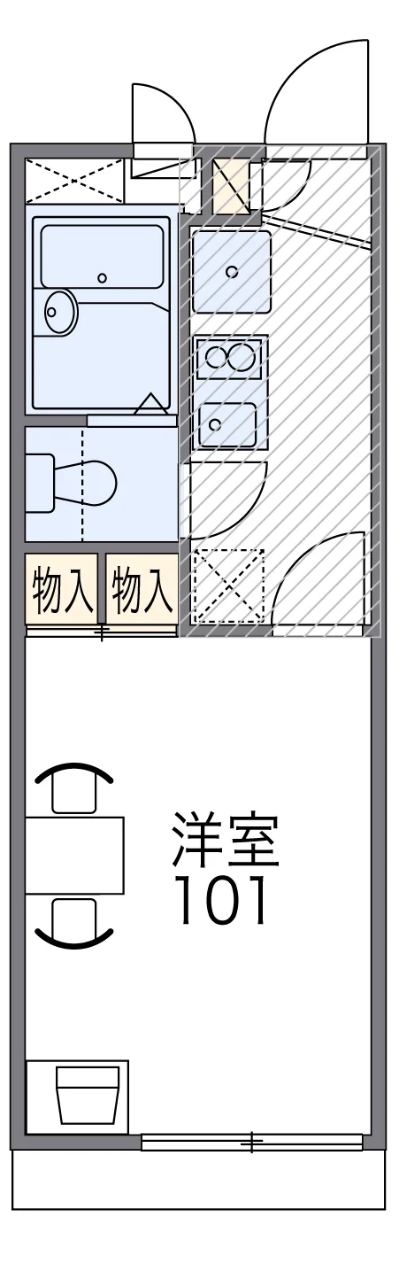 代表的な間取のため実際の間取とは異なる場合があります