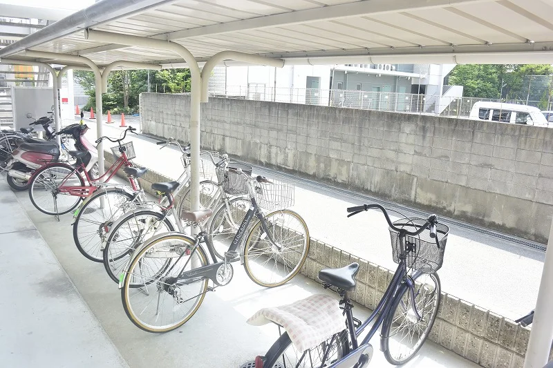 駐輪場です。
