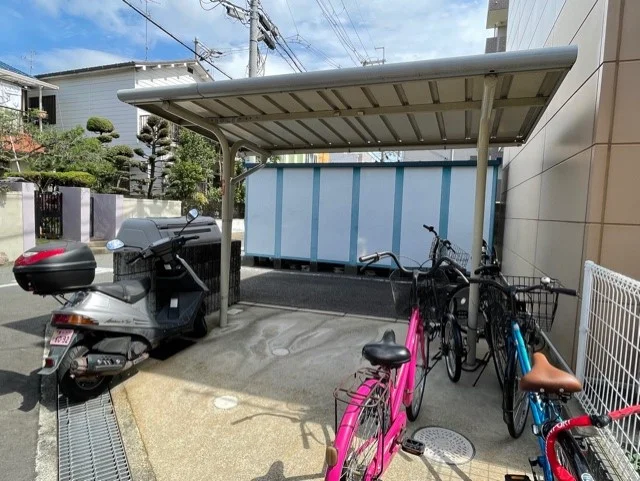 駐輪場です。