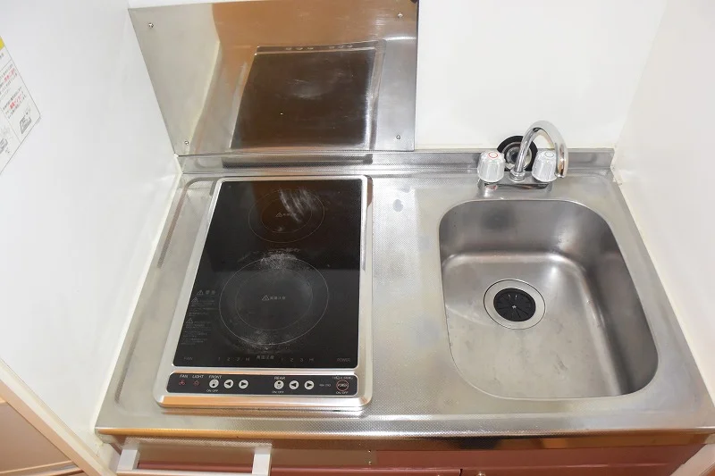 ラジエントヒーターで安全に料理できます!