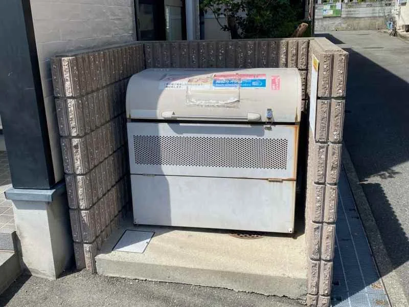 ゴミ置き場です。