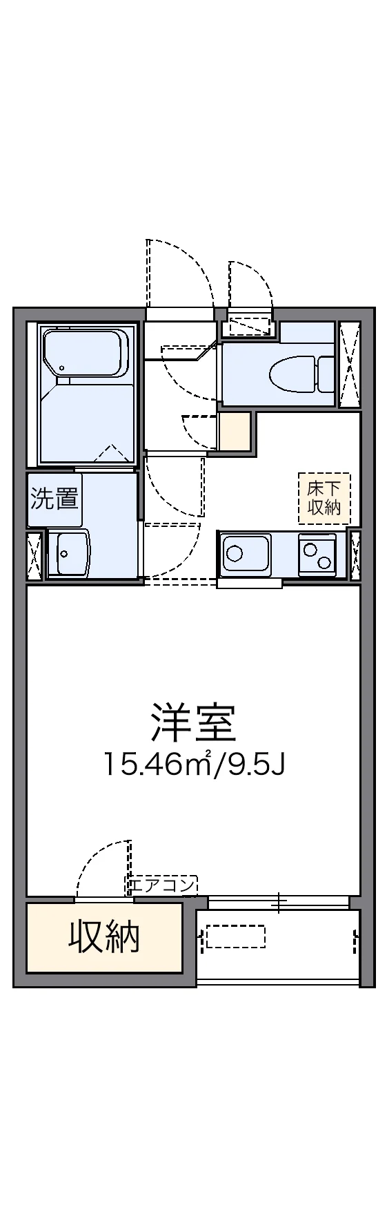 代表的な間取のため実際の間取とは異なる場合があります
