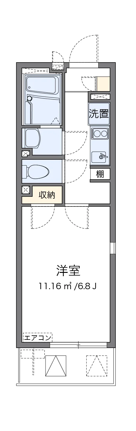 代表的な間取のため実際の間取とは異なる場合があります