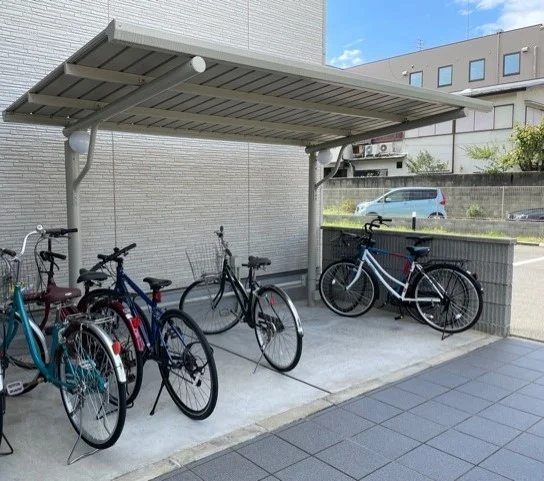 駐輪場です。