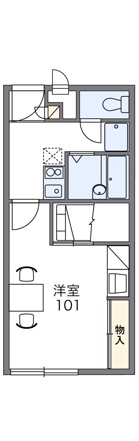 代表的な間取のため実際の間取とは異なる場合があります