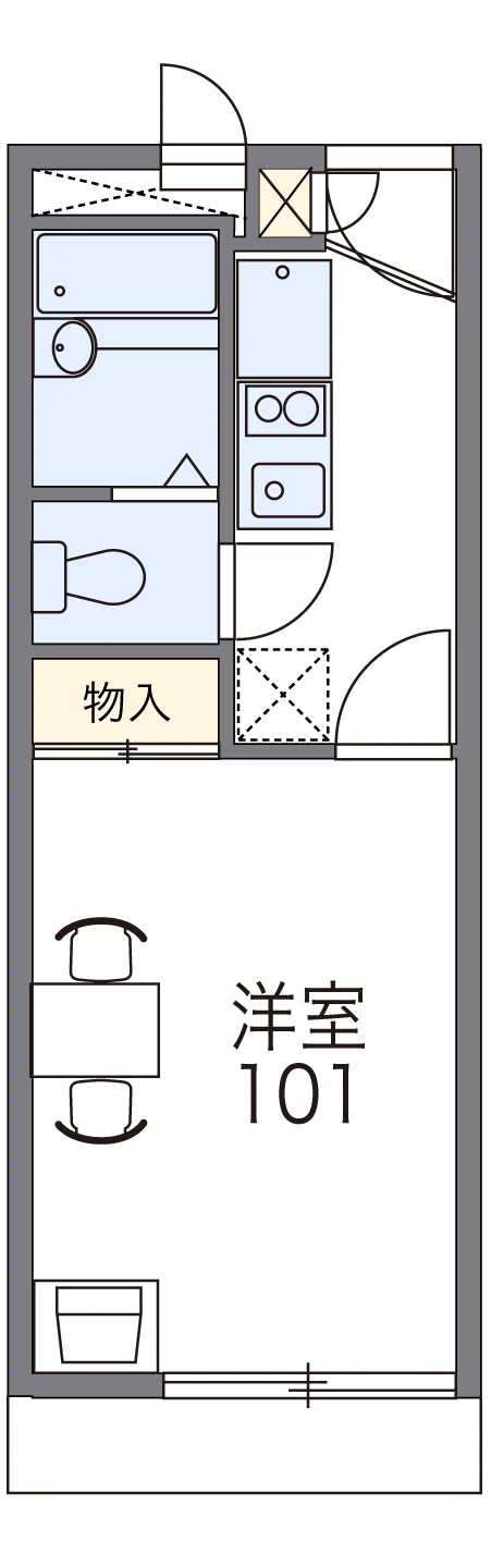 代表的な間取のため実際の間取とは異なる場合があります
