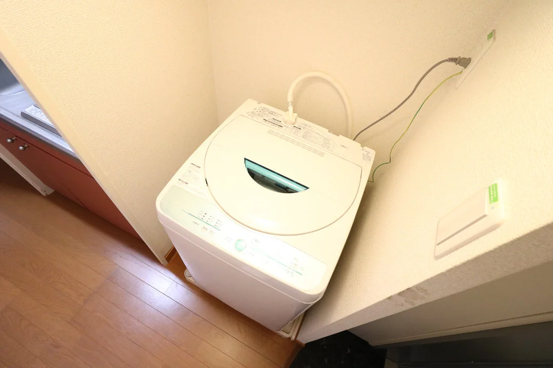 洗濯機完備によりお手軽に引越しが可能！