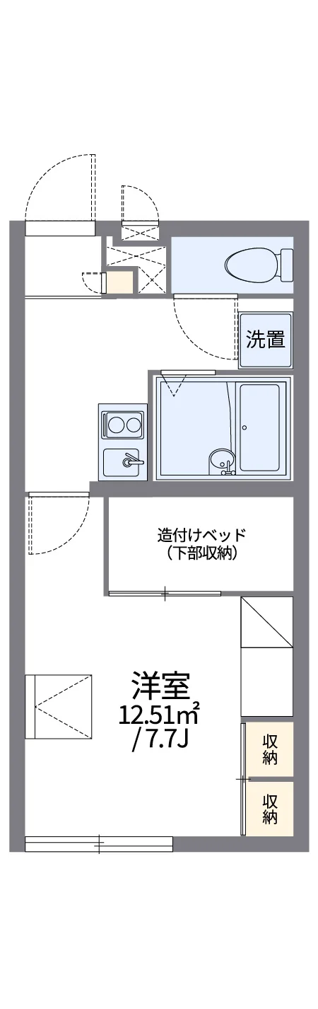 代表的な間取のため実際の間取とは異なる場合があります