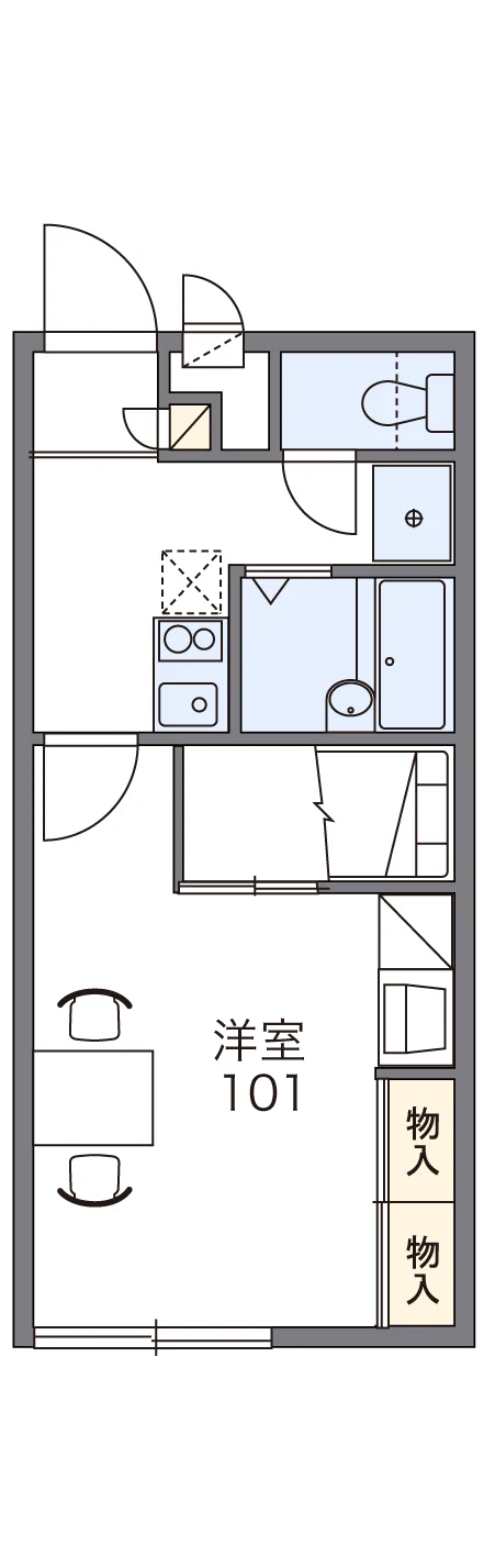 代表的な間取のため実際の間取とは異なる場合があります