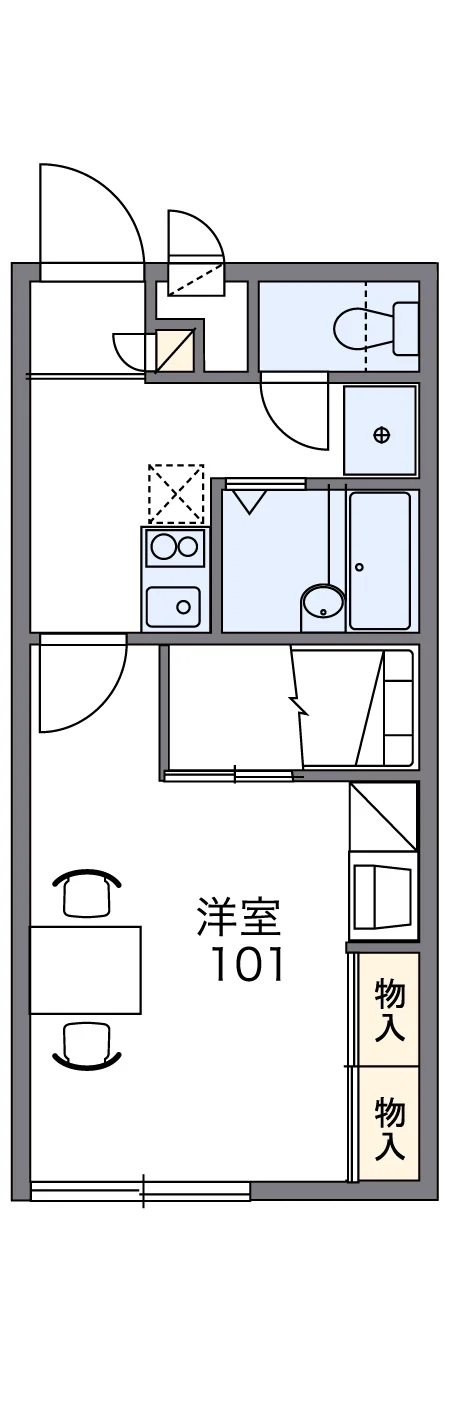 代表的な間取のため実際の間取とは異なる場合があります