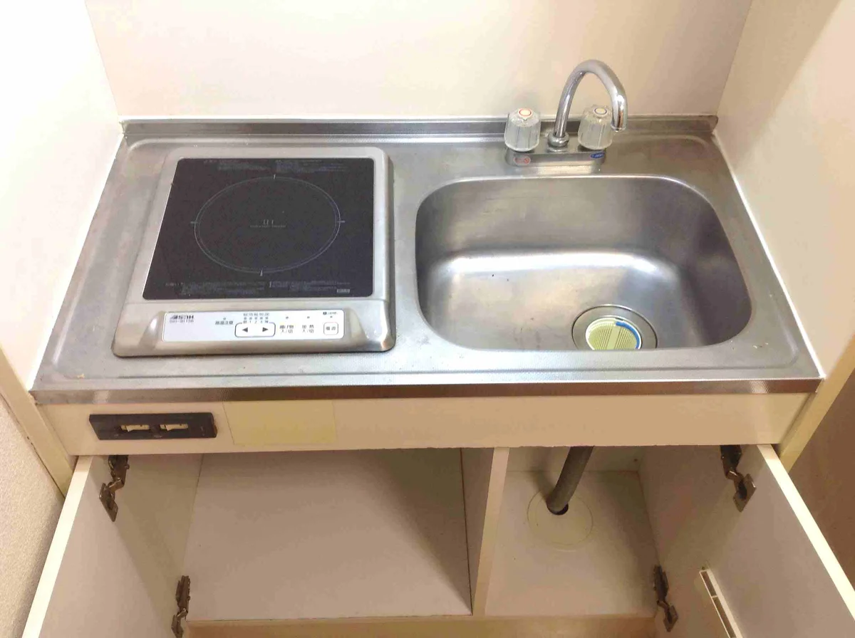 お部屋によって反転あり。コンロの種類も異なります