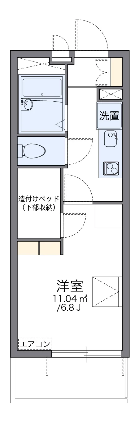 代表的な間取のため実際の間取とは異なる場合があります