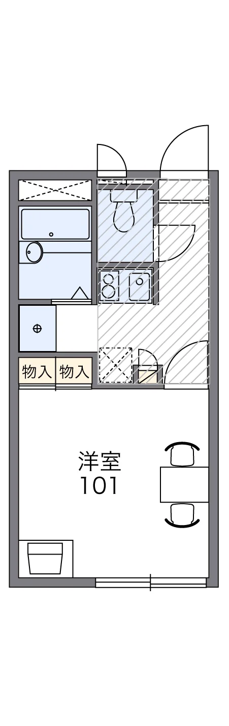 代表的な間取のため実際の間取とは異なる場合があります
