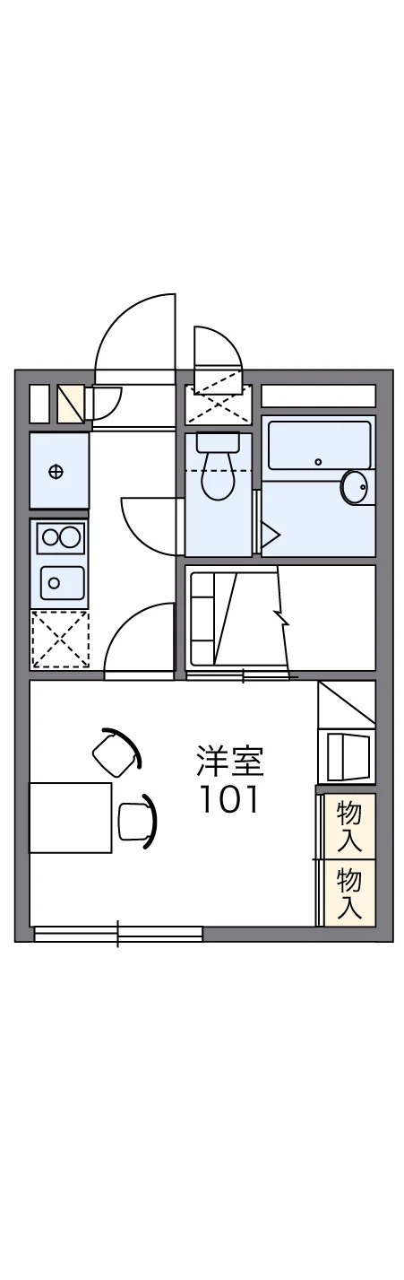 代表的な間取のため実際の間取とは異なる場合があります