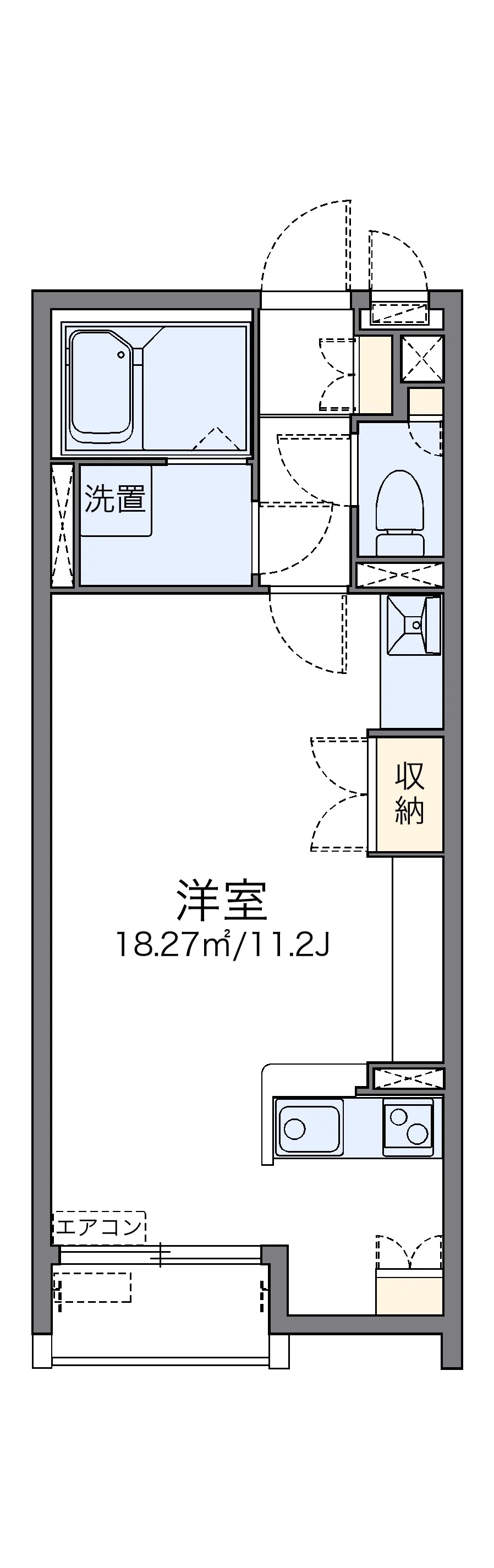 代表的な間取のため実際の間取とは異なる場合があります