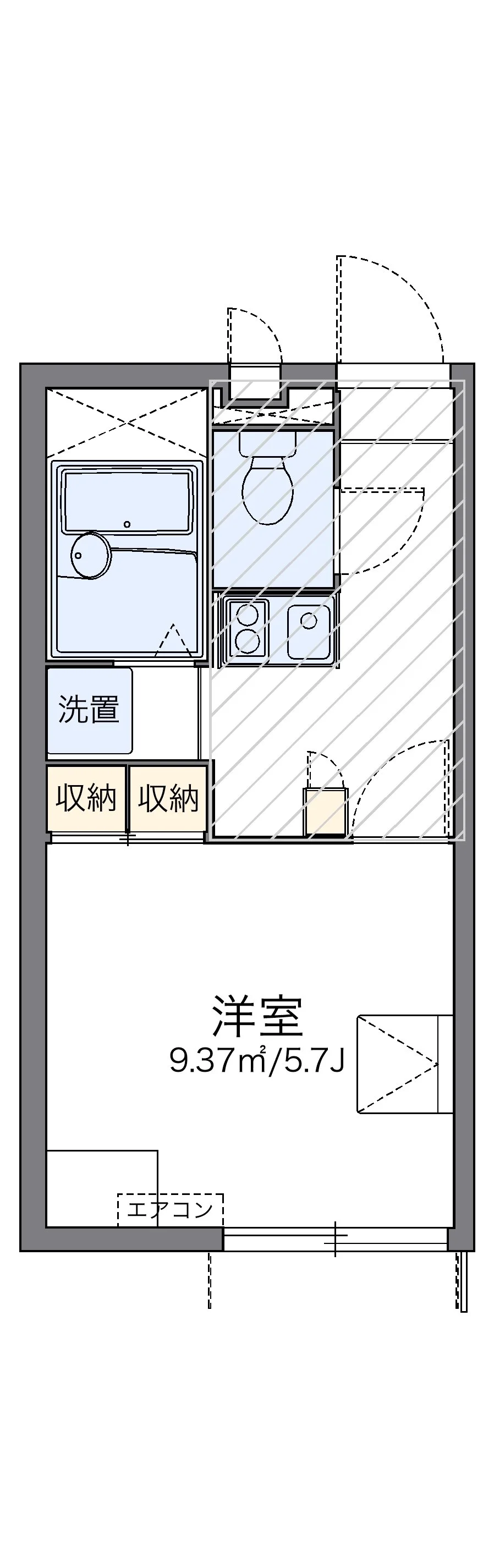 代表的な間取のため実際の間取とは異なる場合があります