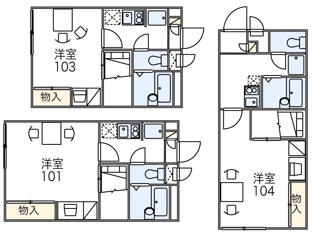 代表的な間取のため実際の間取とは異なる場合があります