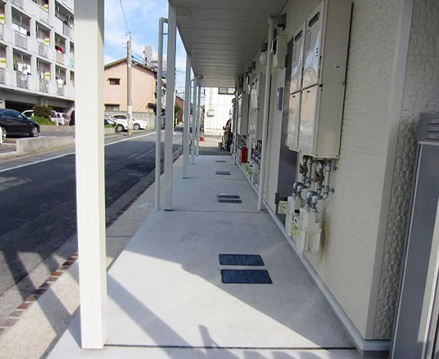 共用部分は清掃業者が清掃致します。