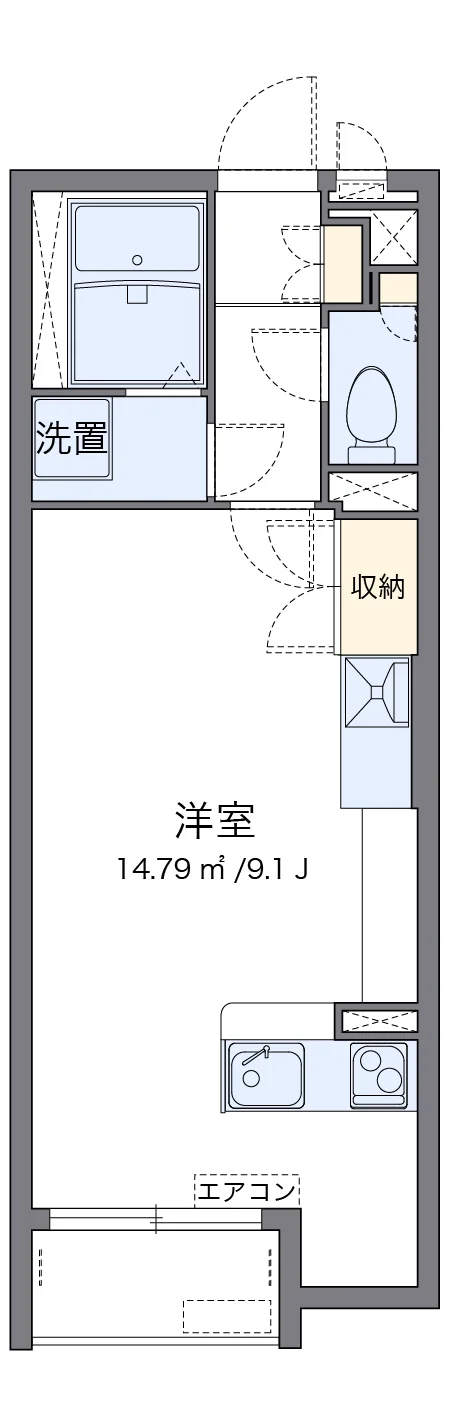 代表的な間取のため実際の間取とは異なる場合があります