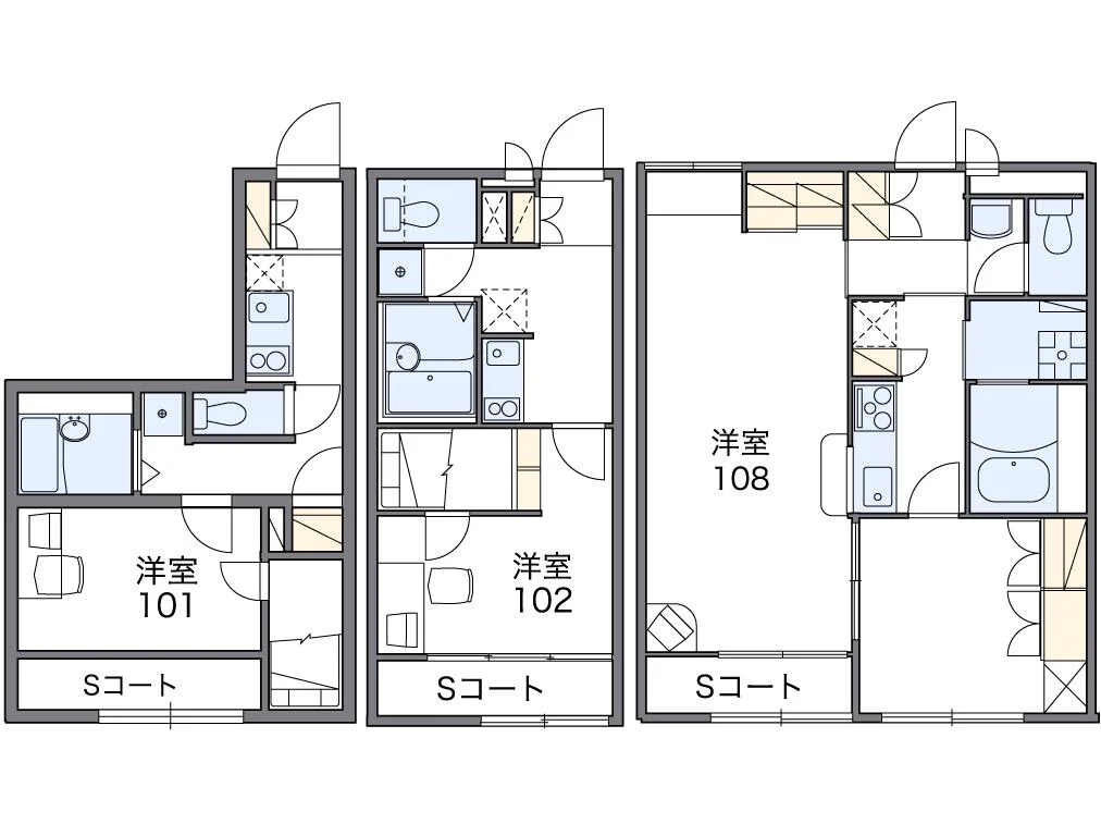 代表的な間取のため実際の間取とは異なる場合があります