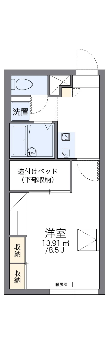 代表的な間取のため実際の間取とは異なる場合があります