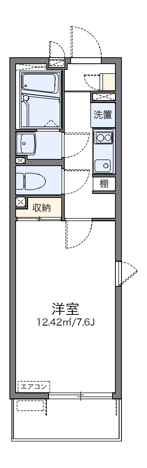 代表的な間取のため実際の間取とは異なる場合があります