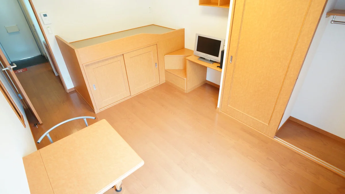 大規模収納でお部屋を広くお使い頂けます。