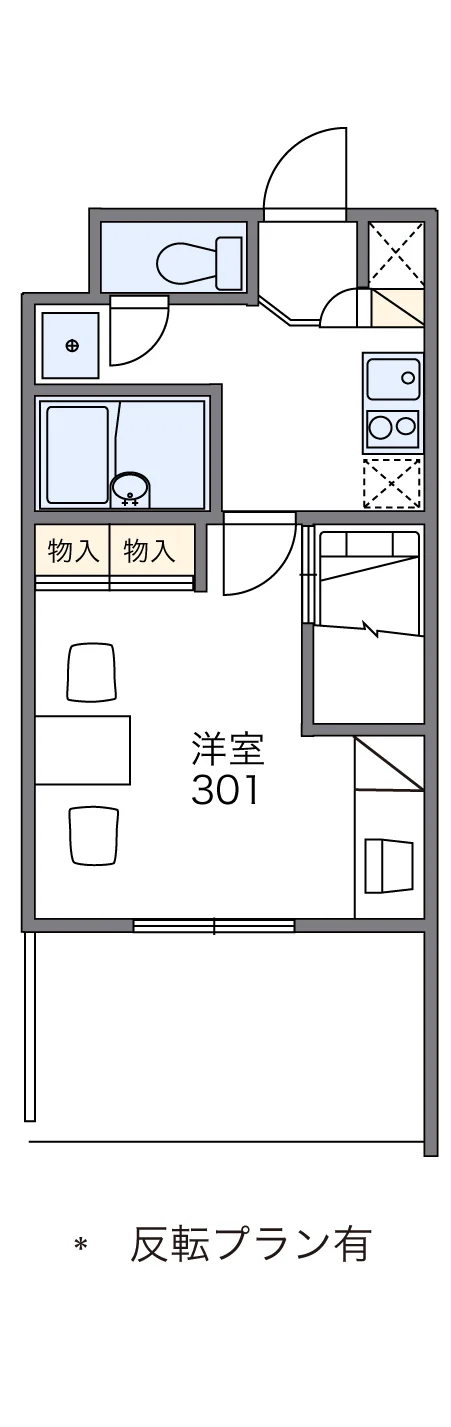 代表的な間取のため実際の間取とは異なる場合があります