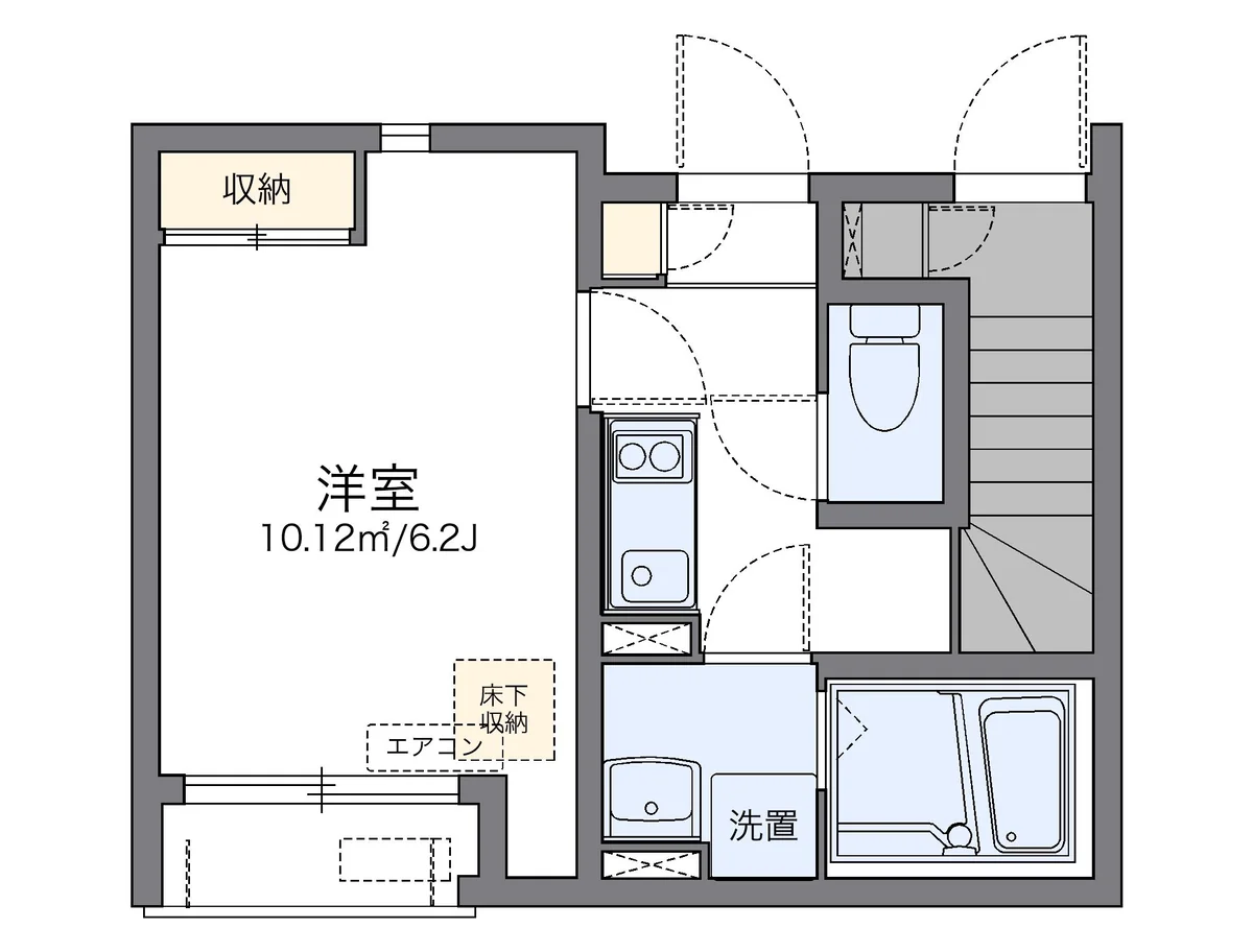 代表的な間取のため実際の間取とは異なる場合があります