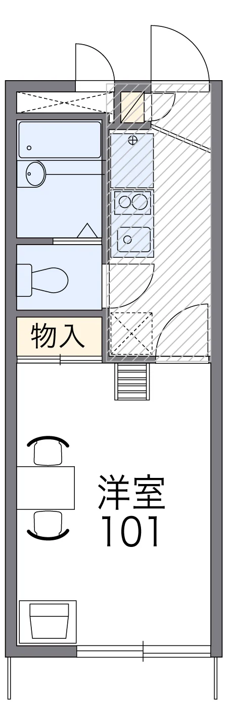 代表的な間取のため実際の間取とは異なる場合があります