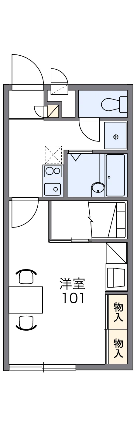 代表的な間取のため実際の間取とは異なる場合があります