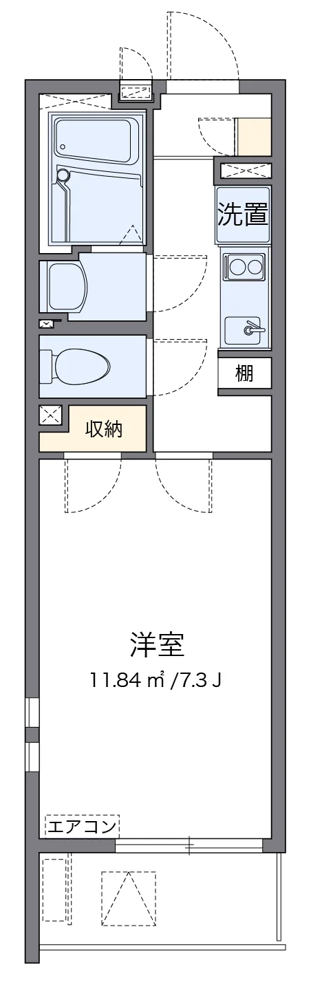 代表的な間取のため実際の間取とは異なる場合があります