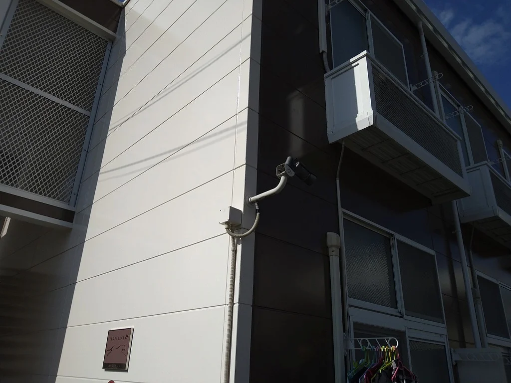 防犯カメラ付き