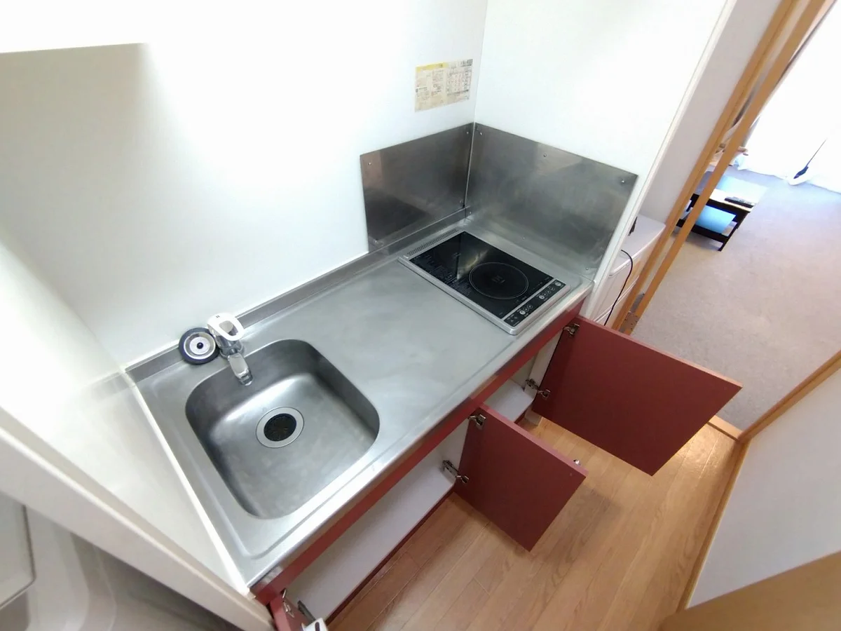 シンク広く料理快適です♪シングルレバー設置