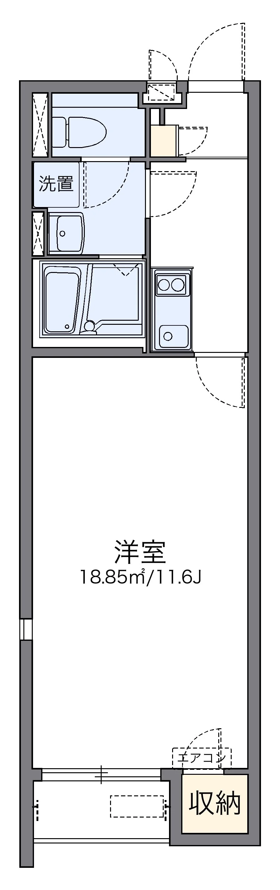 代表的な間取のため実際の間取とは異なる場合があります