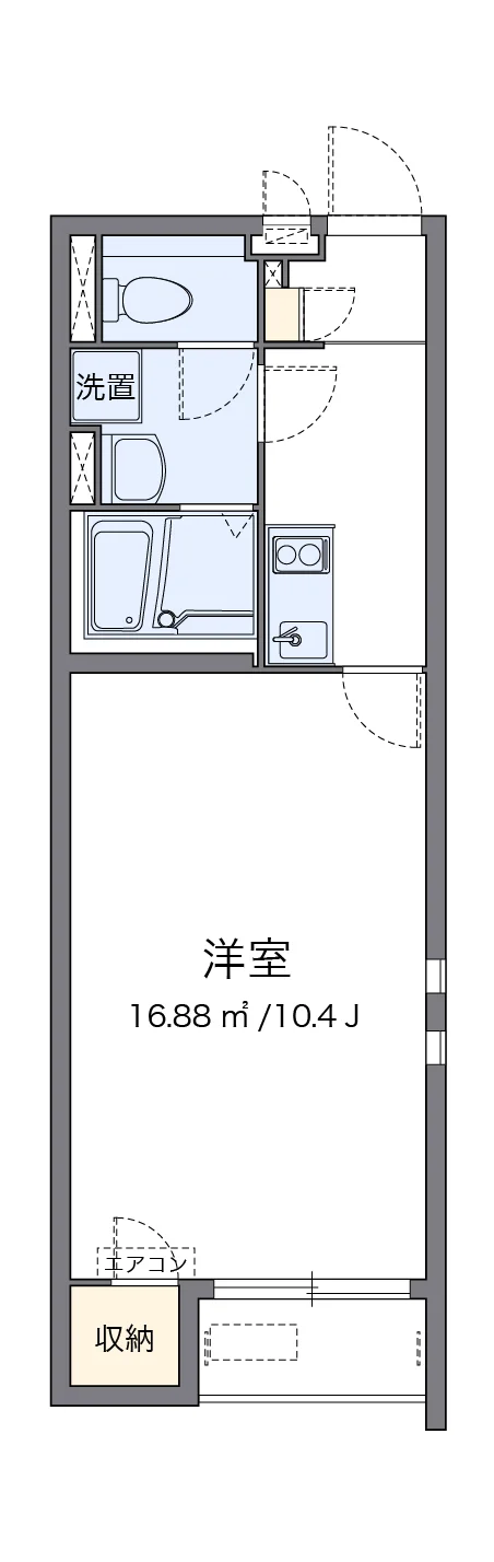 代表的な間取のため実際の間取とは異なる場合があります