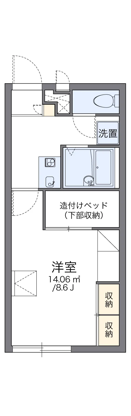 代表的な間取のため実際の間取とは異なる場合があります