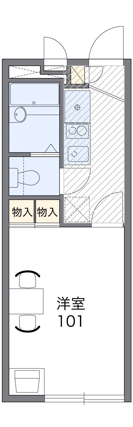 代表的な間取のため実際の間取とは異なる場合があります