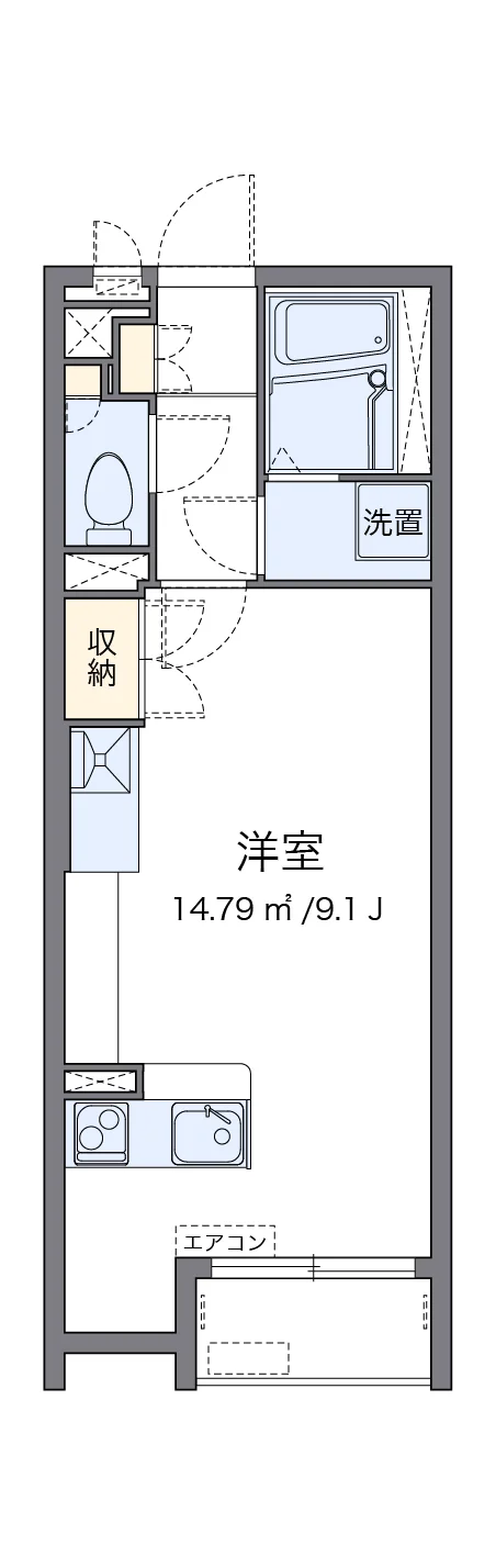 代表的な間取のため実際の間取とは異なる場合があります
