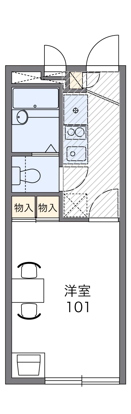 代表的な間取のため実際の間取とは異なる場合があります