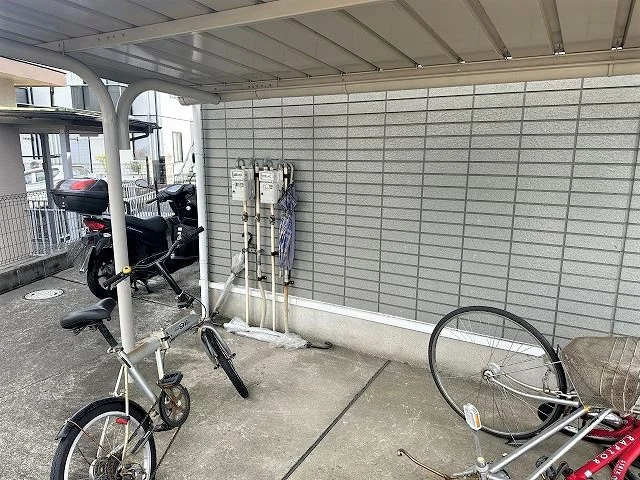 駐輪場です。
