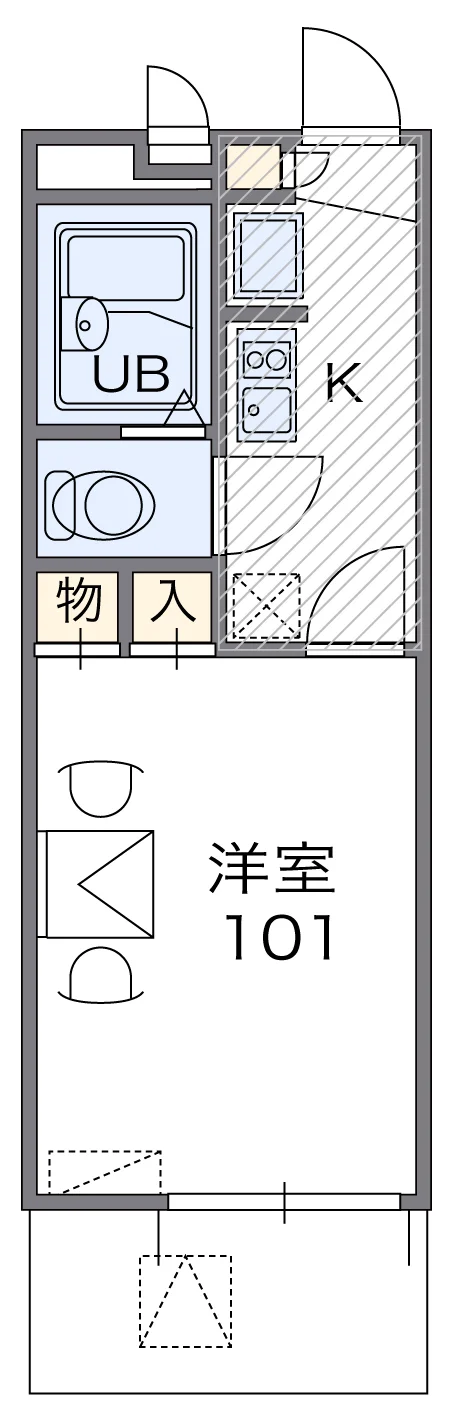 代表的な間取のため実際の間取とは異なる場合があります