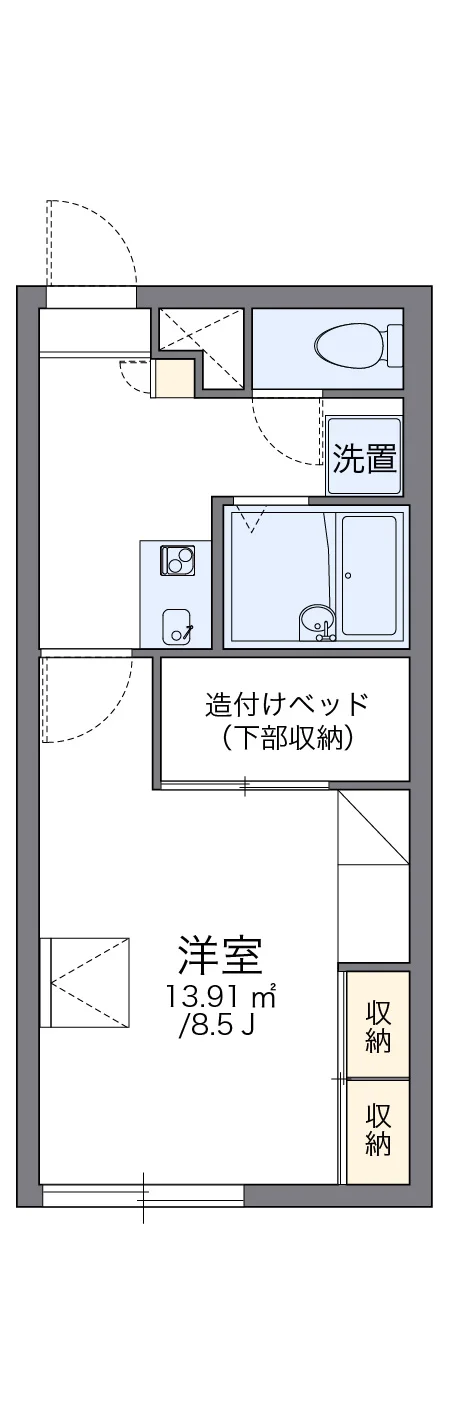 代表的な間取のため実際の間取とは異なる場合があります