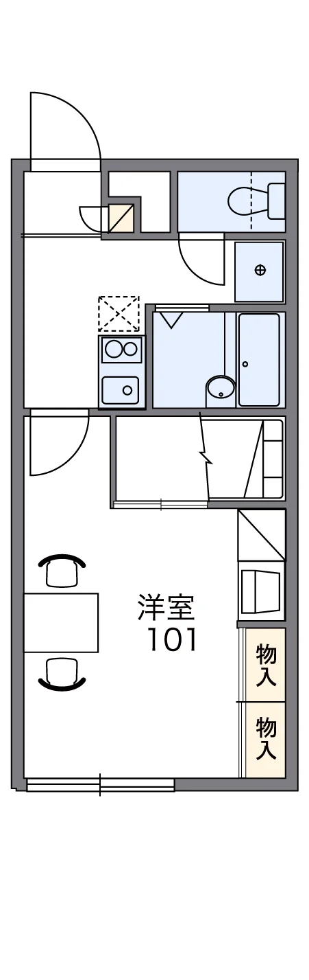 代表的な間取のため実際の間取とは異なる場合があります