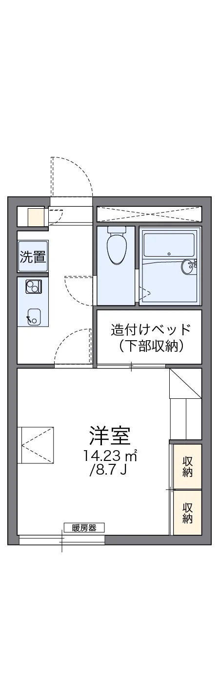 代表的な間取のため実際の間取とは異なる場合があります